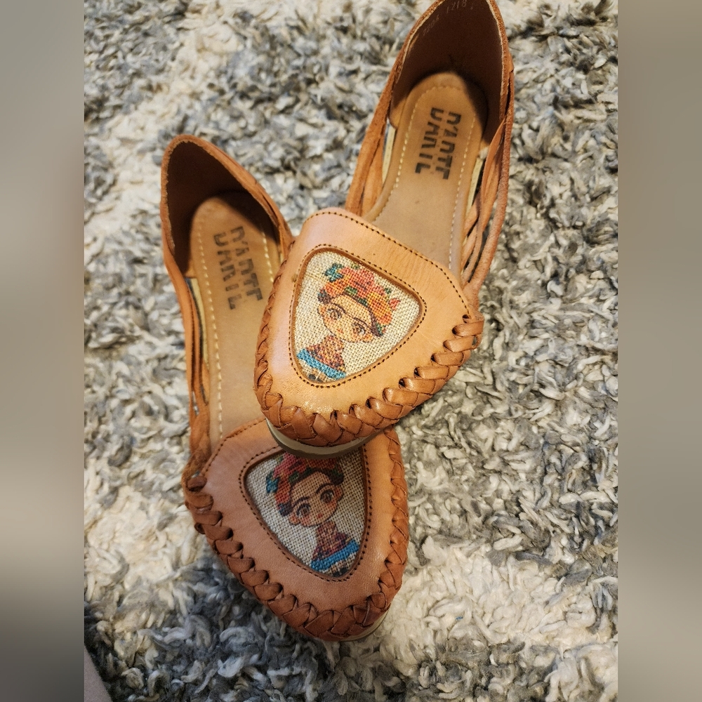 Authentic Handmade Mexican Frida Kalo Huraches